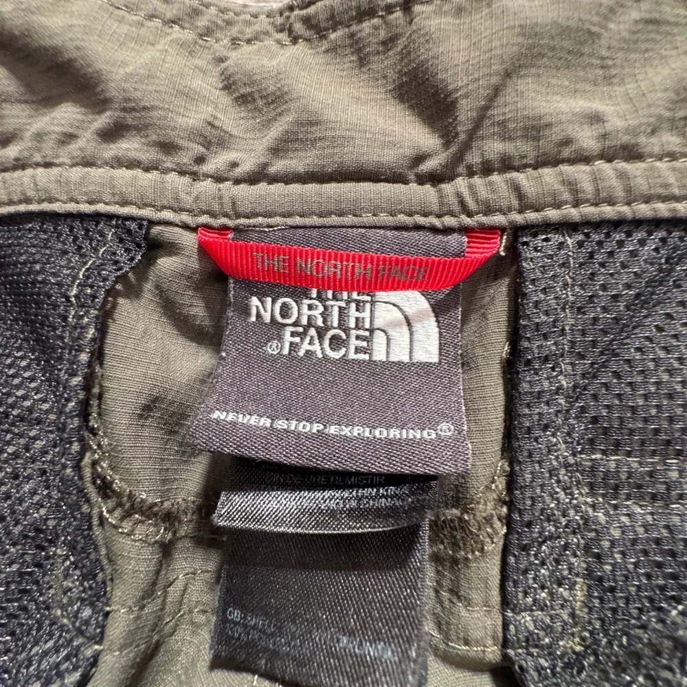 The North Face Convertible Pants Mens 34 Green Nylon Hiking Paramount Peak 34x32